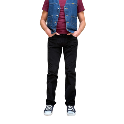 Вельветові джинси чоловічі Wrangler Arizona Regular Fit Black — комфорт і класичний стиль